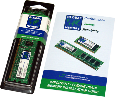 1GB DDR2 533/667/800MHz 240-PIN ECC DIMM (UDIMM) MEMORY RAM FOR SERVERS/WORKSTATIONS/MOTHERBOARDS